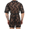 NoGenderWear Peignoir court Dentelle Night Lace Noir